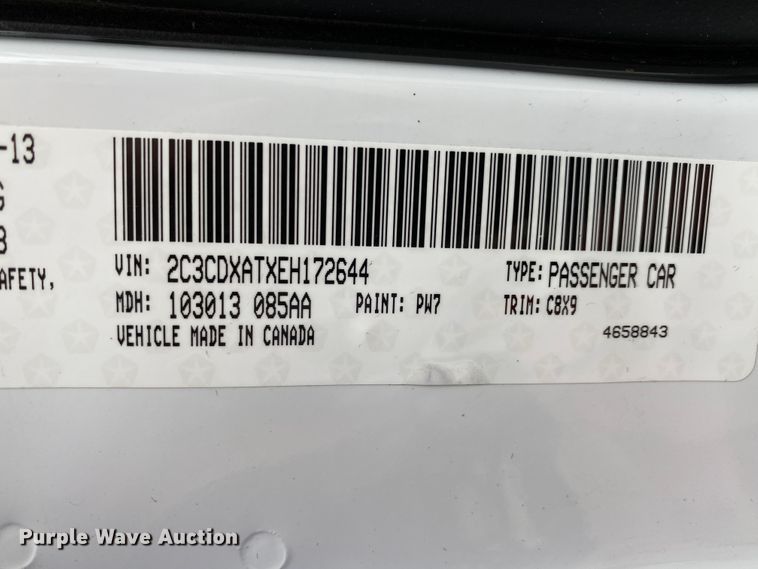 image for item EL9692 2014 Dodge Charger Police