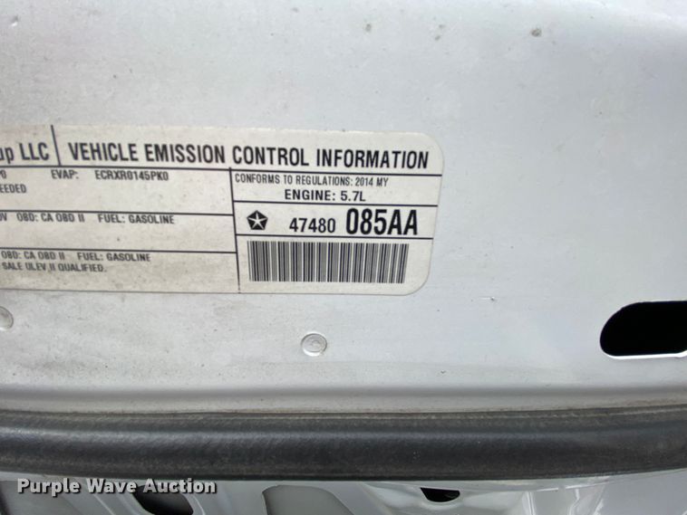 image for item EL9693 2014 Dodge Charger Police