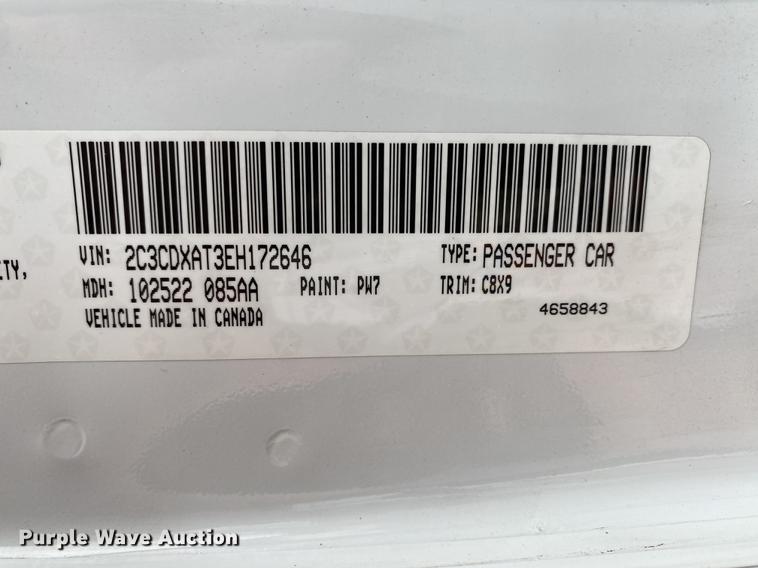 image for item EL9693 2014 Dodge Charger Police