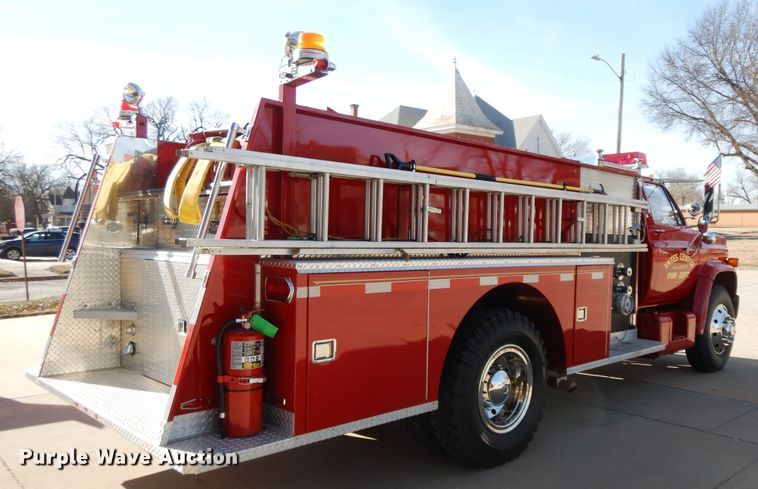 image for item GK9694 1980 Chevrolet Custom Deluxe  pumper fire truck