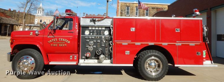 image for item GK9694 1980 Chevrolet Custom Deluxe  pumper fire truck