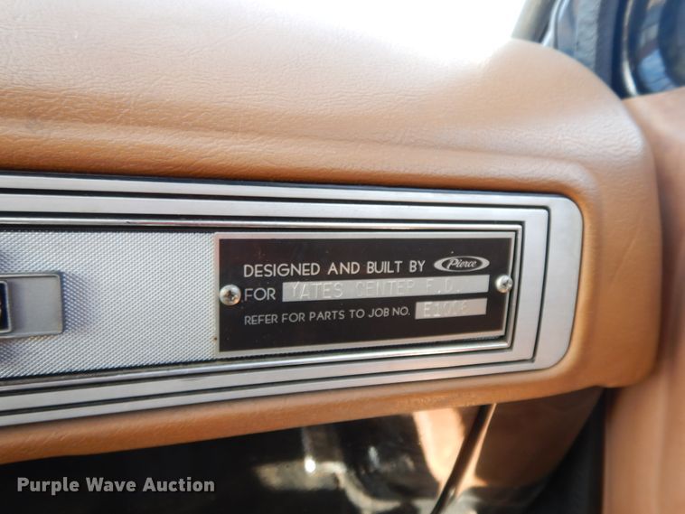 image for item GK9694 1980 Chevrolet Custom Deluxe  pumper fire truck