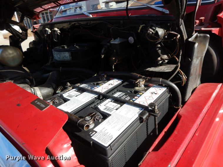 image for item GK9694 1980 Chevrolet Custom Deluxe  pumper fire truck