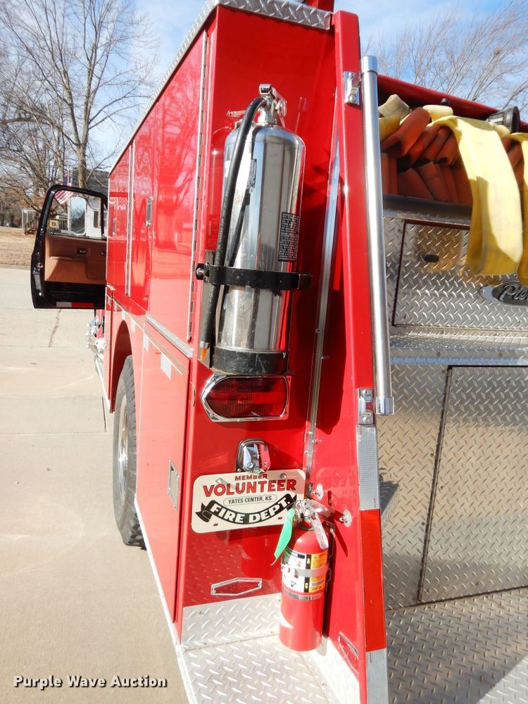 image for item GK9694 1980 Chevrolet Custom Deluxe  pumper fire truck