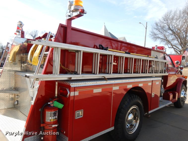 image for item GK9694 1980 Chevrolet Custom Deluxe  pumper fire truck