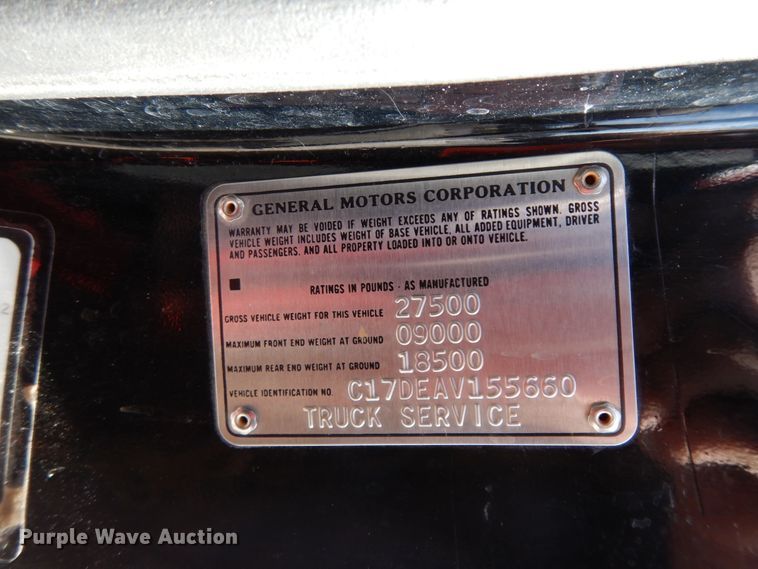 image for item GK9694 1980 Chevrolet Custom Deluxe  pumper fire truck