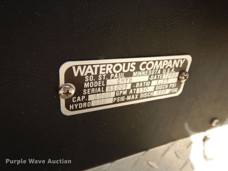 image for item GK9694 1980 Chevrolet Custom Deluxe  pumper fire truck