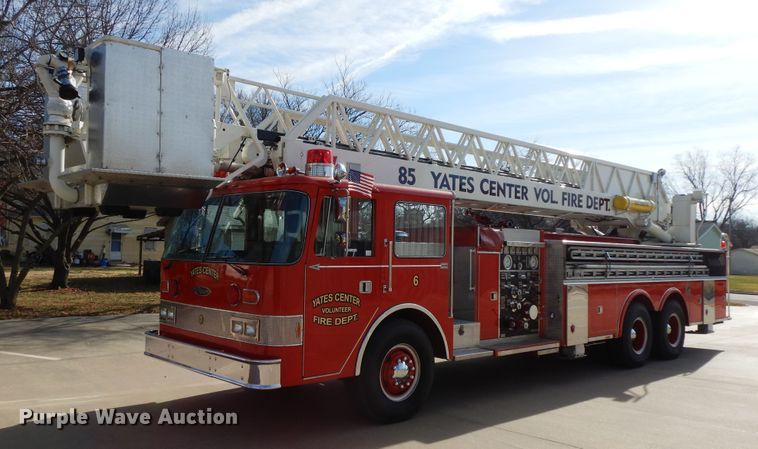 image for item GK9695 1981 Oshkosh V-1844M  aerial platform ladder truck