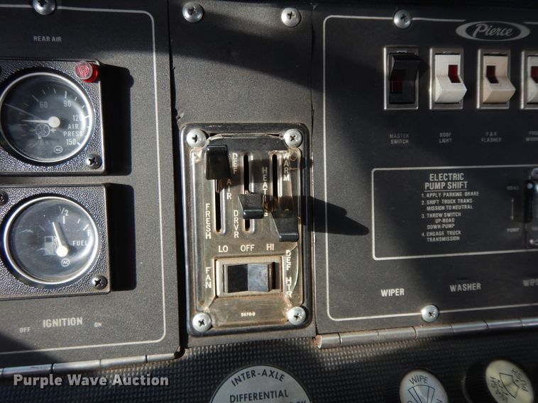 image for item GK9695 1981 Oshkosh V-1844M  aerial platform ladder truck