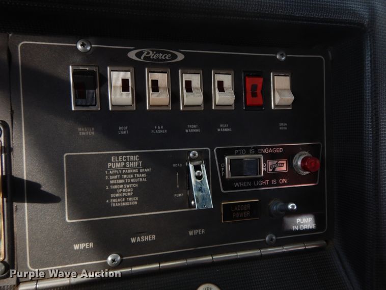 image for item GK9695 1981 Oshkosh V-1844M  aerial platform ladder truck