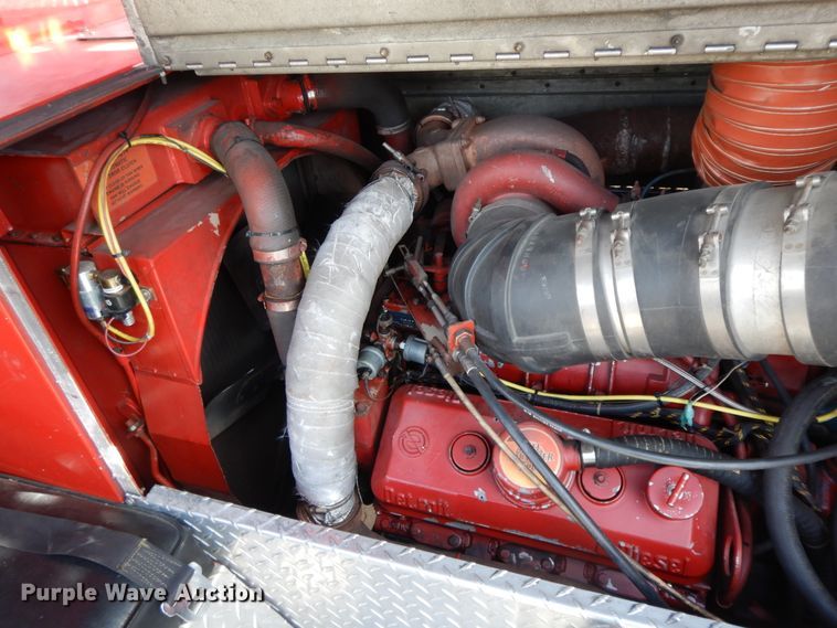 image for item GK9695 1981 Oshkosh V-1844M  aerial platform ladder truck