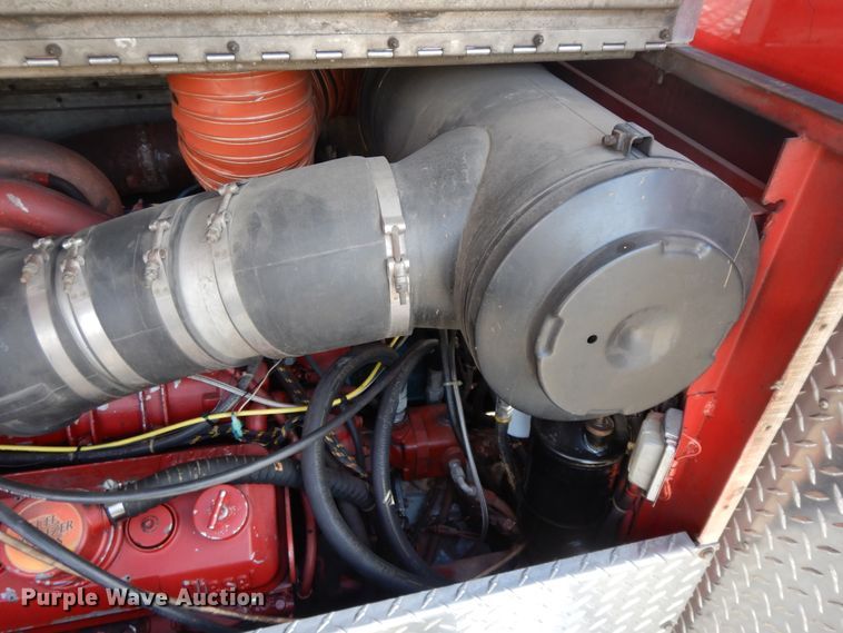 image for item GK9695 1981 Oshkosh V-1844M  aerial platform ladder truck