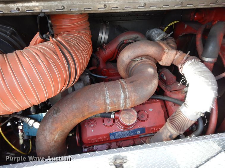 image for item GK9695 1981 Oshkosh V-1844M  aerial platform ladder truck