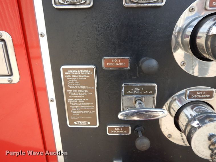 image for item GK9695 1981 Oshkosh V-1844M  aerial platform ladder truck