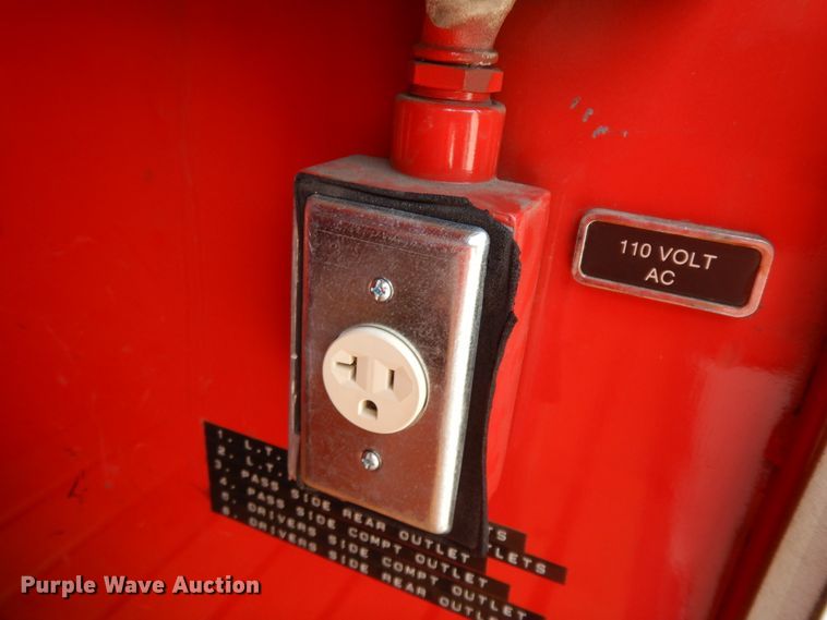 image for item GK9695 1981 Oshkosh V-1844M  aerial platform ladder truck