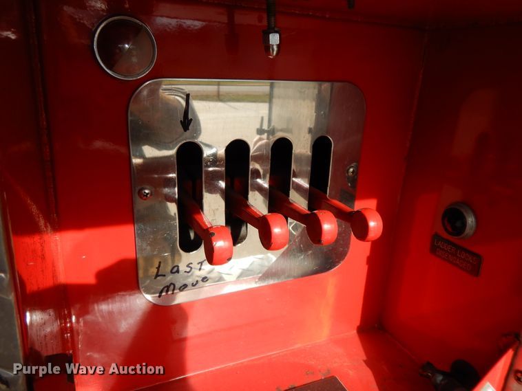 image for item GK9695 1981 Oshkosh V-1844M  aerial platform ladder truck