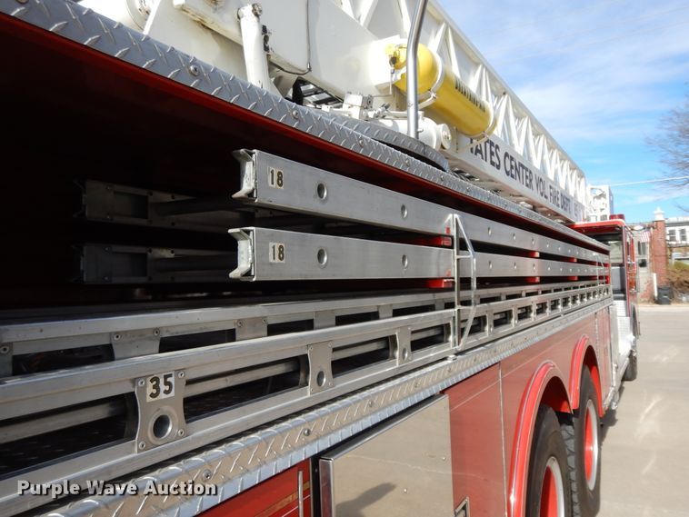 image for item GK9695 1981 Oshkosh V-1844M  aerial platform ladder truck