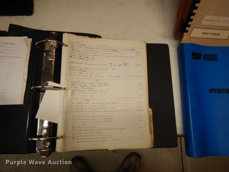 image for item GK9695 1981 Oshkosh V-1844M  aerial platform ladder truck