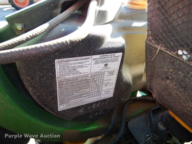 image for item HE9326 2016 John Deere Z970R  ZTR lawn mower