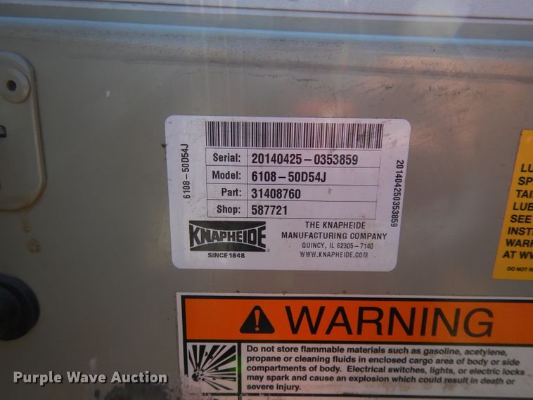 image for item HE9329 Knapheide utility bed