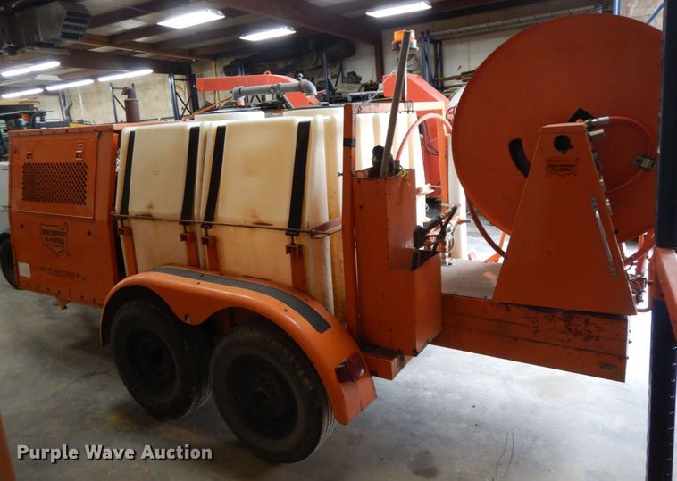 image for item HP9115 Sewer Equipment Co. of America 747FR2000 sewer jetter trailer