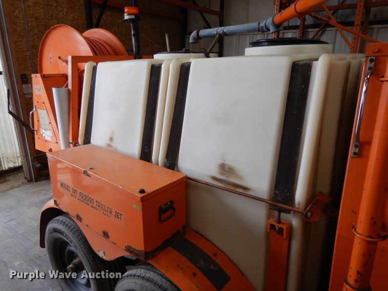 image for item HP9115 Sewer Equipment Co. of America 747FR2000 sewer jetter trailer