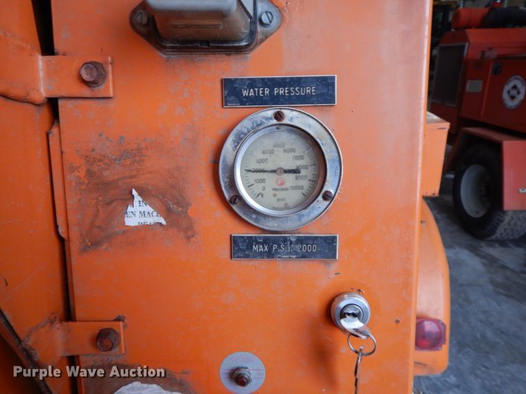 image for item HP9115 Sewer Equipment Co. of America 747FR2000 sewer jetter trailer