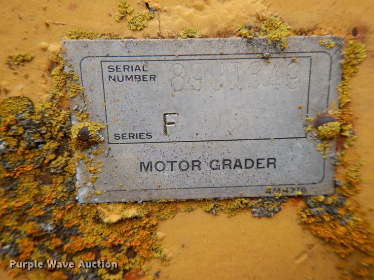 image for item HP9120 1971 Caterpillar 112F  rigid frame motor grader