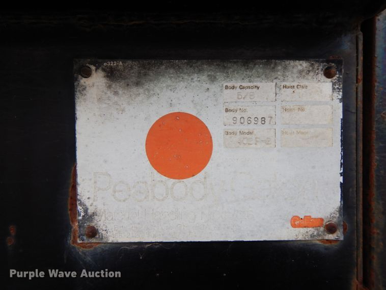 image for item HP9121 1987 International 1654  dump truck