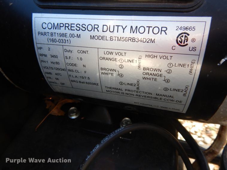 image for item HP9134 Industrial Air IL1983013  air compressor