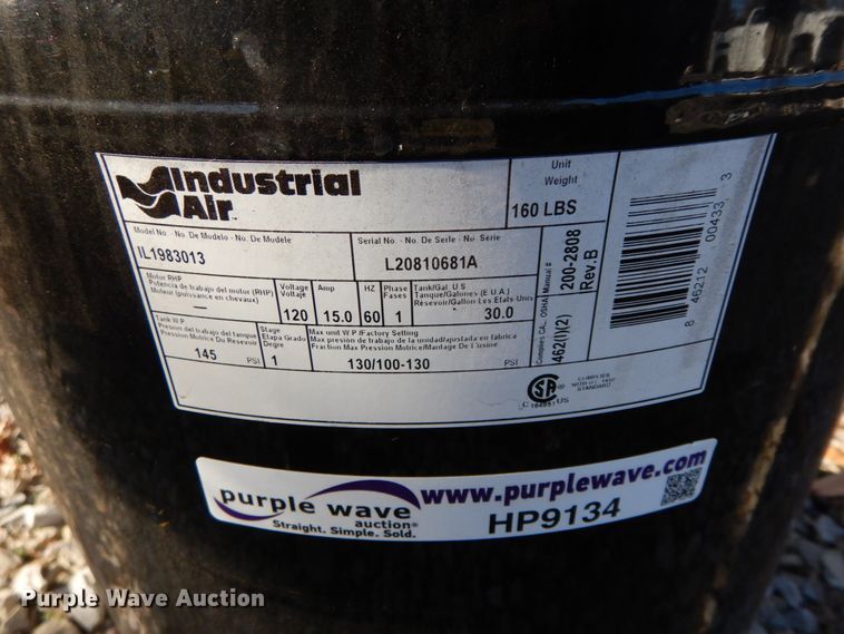 image for item HP9134 Industrial Air IL1983013  air compressor