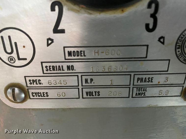 image for item HR9250 Hobart H600 mixer