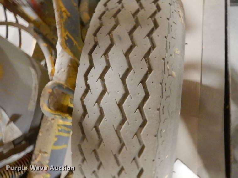 image for item HU9834 2004 Big Tex utility trailer with paint striping equipment