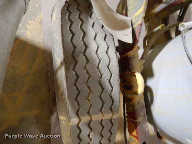 image for item HU9834 2004 Big Tex utility trailer with paint striping equipment