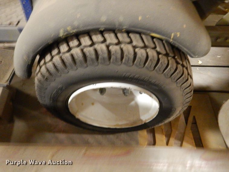 image for item HU9834 2004 Big Tex utility trailer with paint striping equipment