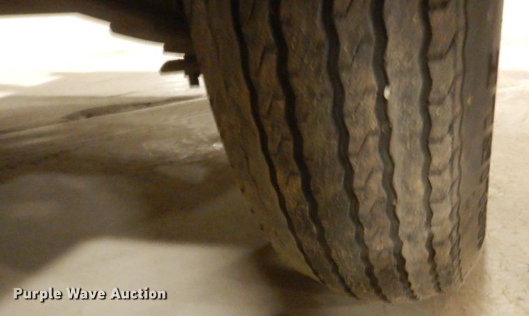 image for item HU9834 2004 Big Tex utility trailer with paint striping equipment