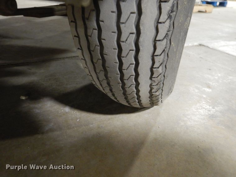 image for item HU9834 2004 Big Tex utility trailer with paint striping equipment