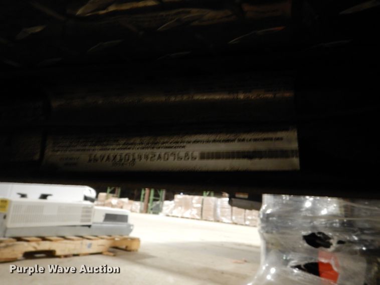 image for item HU9834 2004 Big Tex utility trailer with paint striping equipment