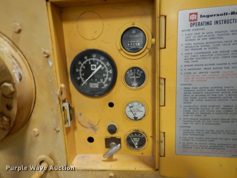 image for item HV9571 Ingersoll Rand D175  air compressor