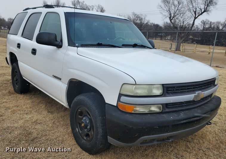 image for item HW9582 2002 Chevrolet Tahoe Police  SUV