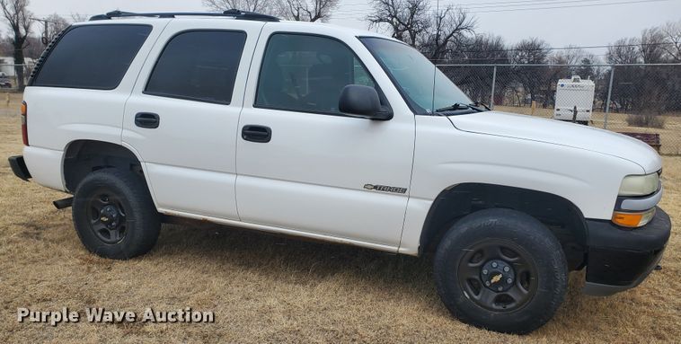 image for item HW9582 2002 Chevrolet Tahoe Police  SUV