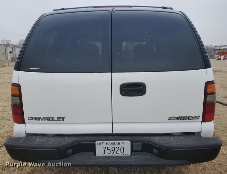 image for item HW9582 2002 Chevrolet Tahoe Police  SUV
