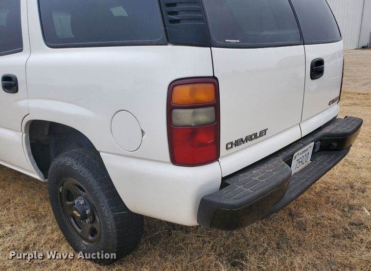 image for item HW9582 2002 Chevrolet Tahoe Police  SUV