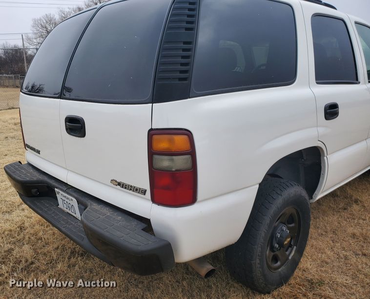 image for item HW9582 2002 Chevrolet Tahoe Police  SUV