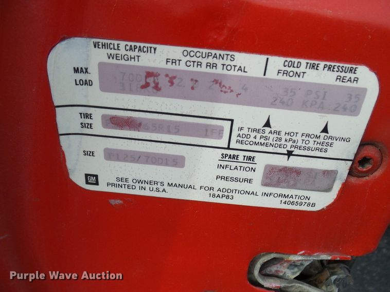 image for item DC2849 1984 Chevrolet Camaro Z28