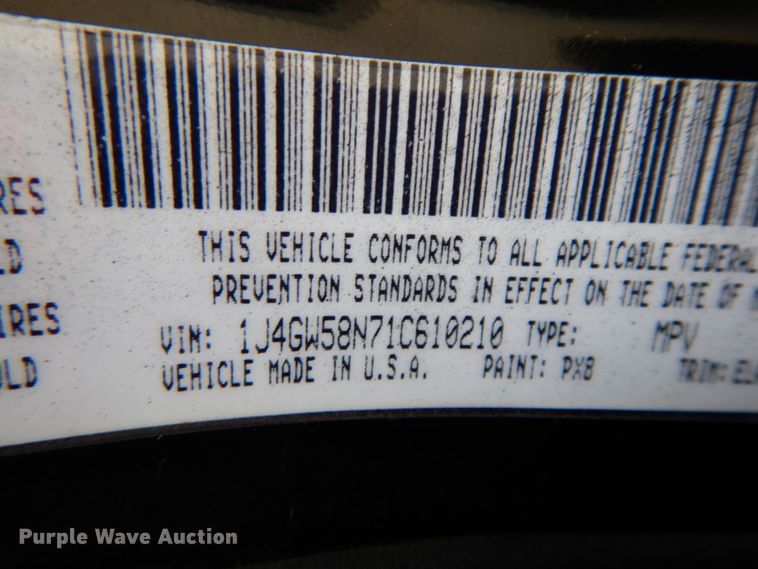 image for item DF3231 2001 Jeep Grand Cherokee Limited