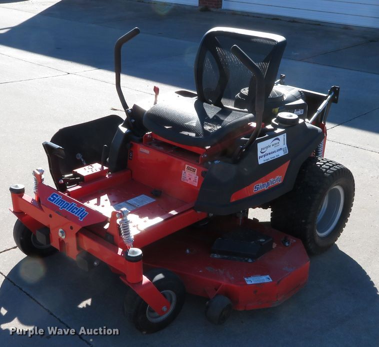 image for item DH0632 2015 Simplicity  ZTR lawn mower
