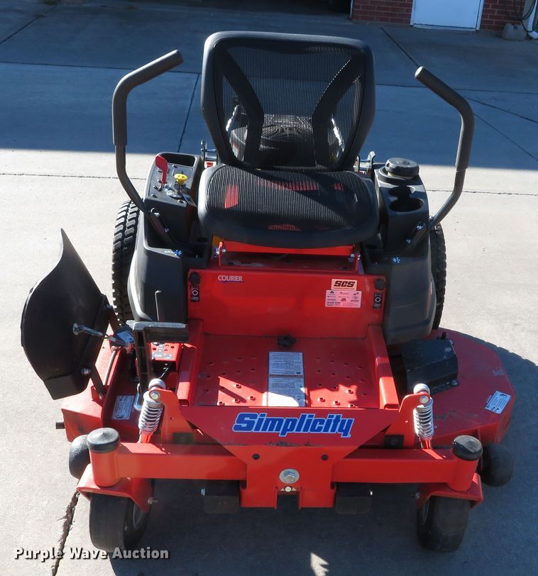 image for item DH0632 2015 Simplicity  ZTR lawn mower