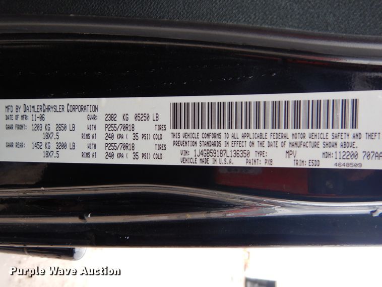 image for item DH5229 2007 Jeep Wrangler Unlimited Sahara  SUV