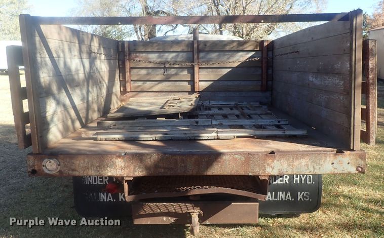 image for item DI7296 1950 GMC 252  dump flatbed truck